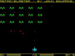 Astro Blaster screenshot 3 for ZX Spectrum